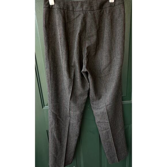 Jimmy James Wool Blend Pinstripe Pants 8 Charcoal Slim Trousers Office Workwear - Picture 5 of 8